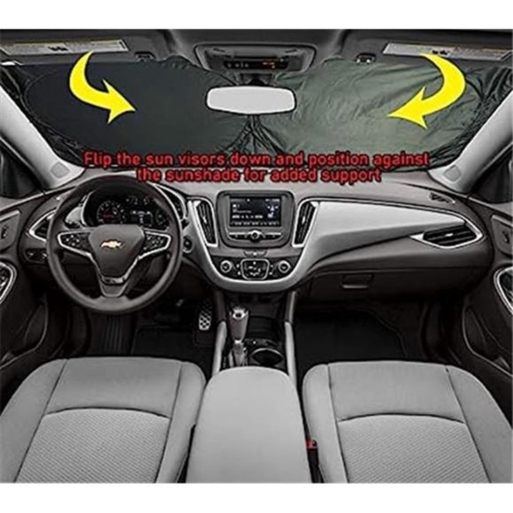 Windshield Sun Shade, Car Sun Shade for Front Window Funny Car Eyes Sunshades - Picture 5 of 6